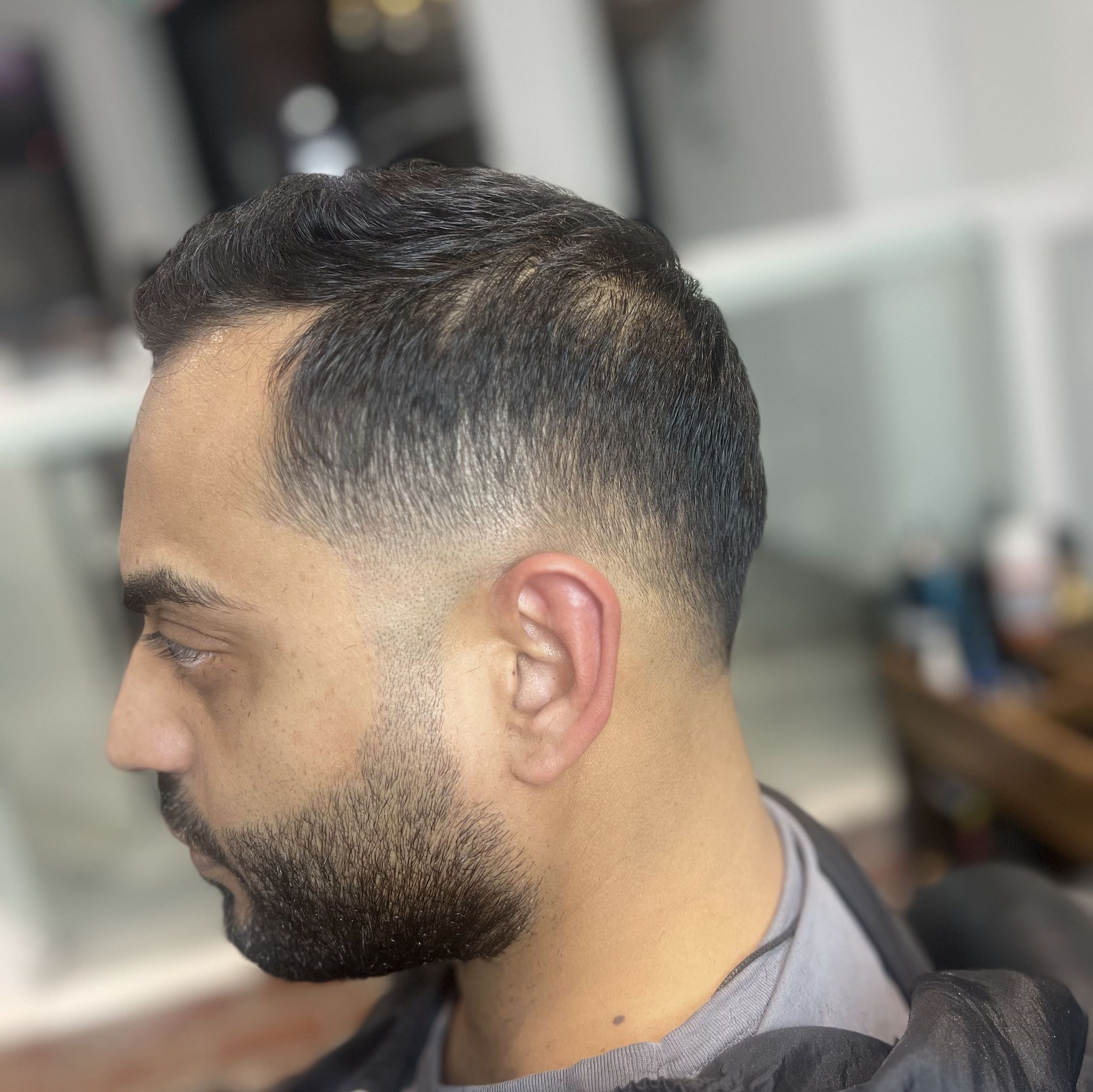 Precision cut at Kaz Barbershop